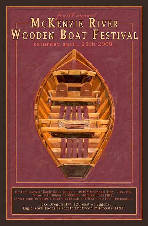 The McKenzie River Wooden Boat Festival is coming up in less than two 