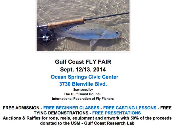 Gulf Coast Fly Fair Today…