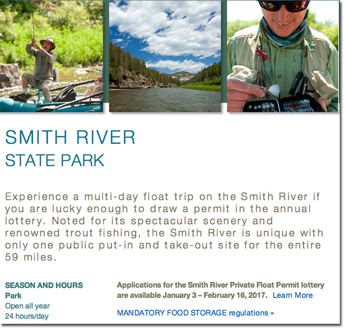 Time Once Again to File Your Smith River Float Permit